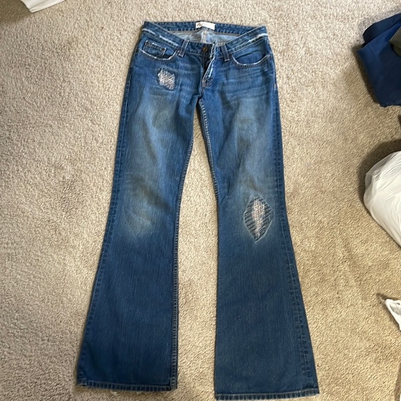 BKE Denim - BKE jeans flare distressed jeans